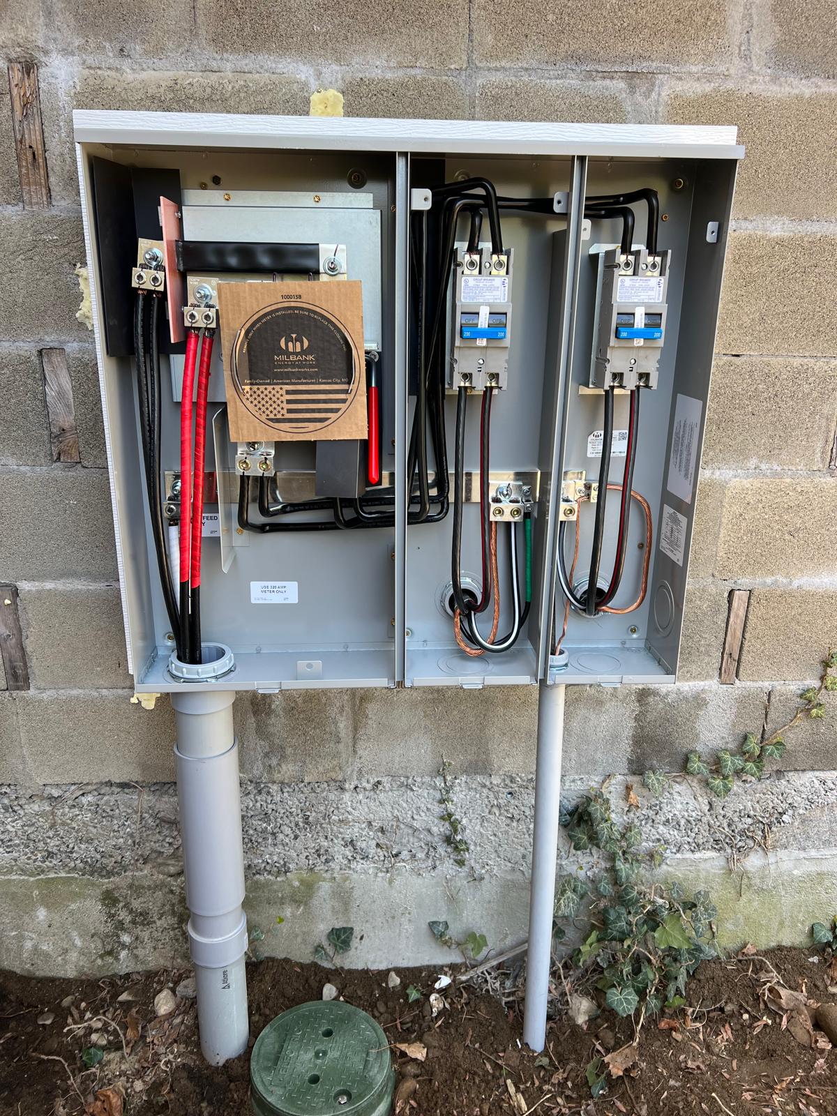 200A to 400A upgrade