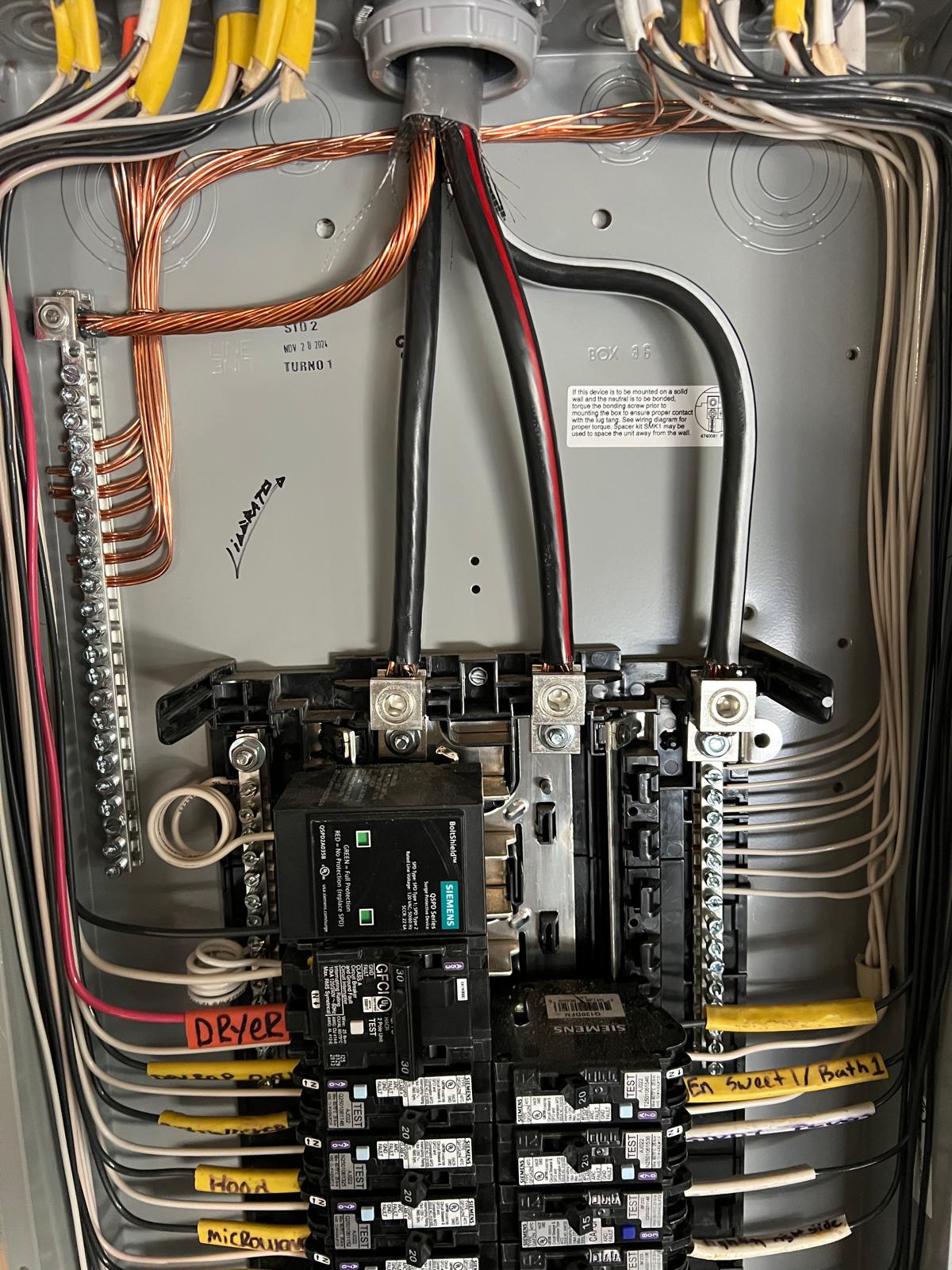 Panel upgrade