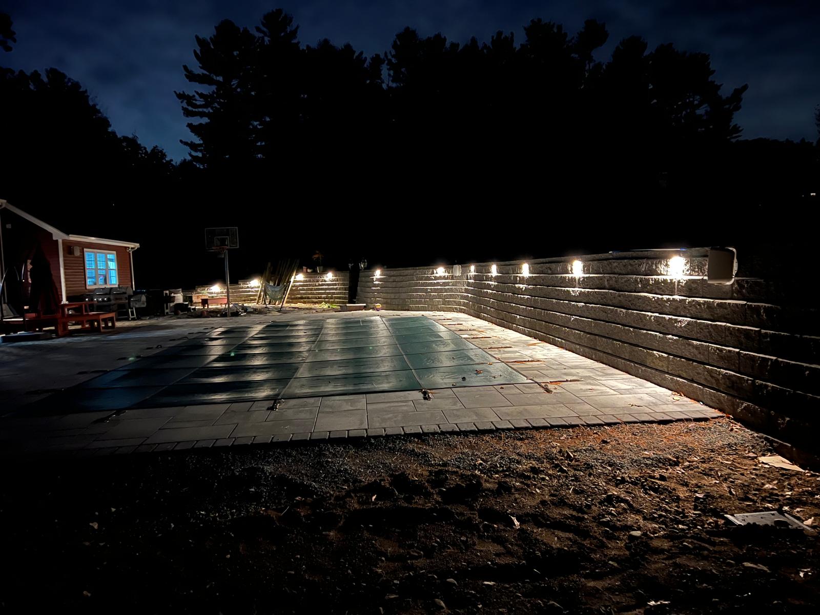 Pool Lighting Setup